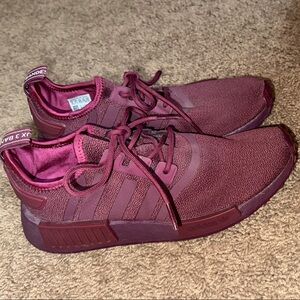 Adidas Red Sneakers Lightweight Mesh Design